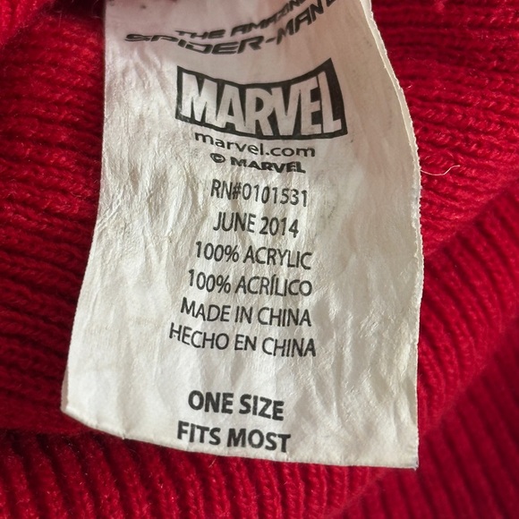 Marvel Spiderman Superhero Kids New ball Cap and Beanie - Red and Blue - Picture 4 of 6
